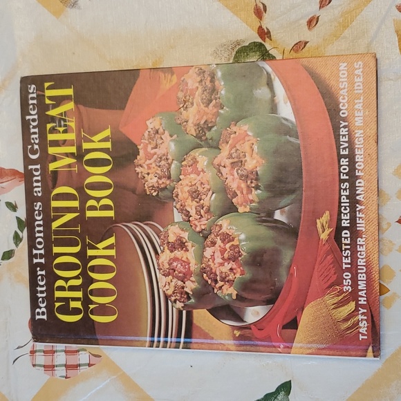 Better Homes And Gardens Other - 2/$12 🥩 1969 Ground Meat Cook Book Vintage hardcover 👩🏻🍳 📚
